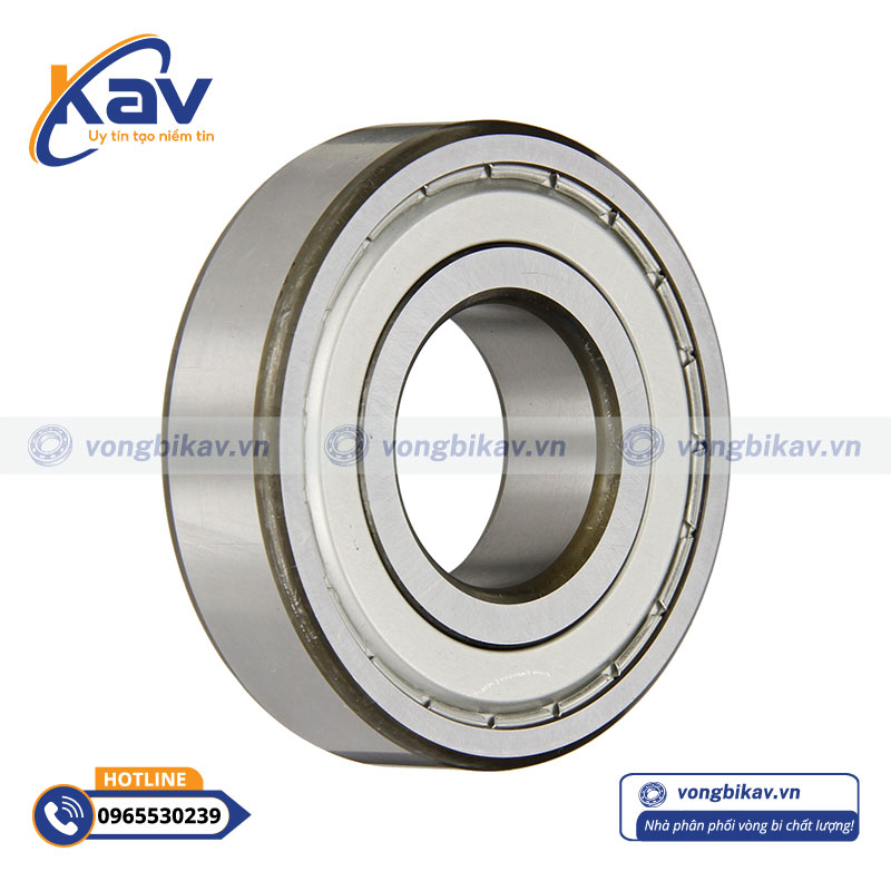 Model bạc đạn 6202 nắp chắn mỡ bằng thép