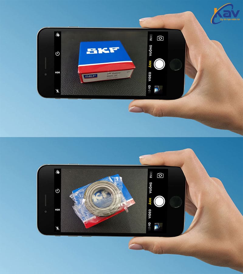 Chụp ảnh sản phẩm để tra cứu vòng bi chính hãng