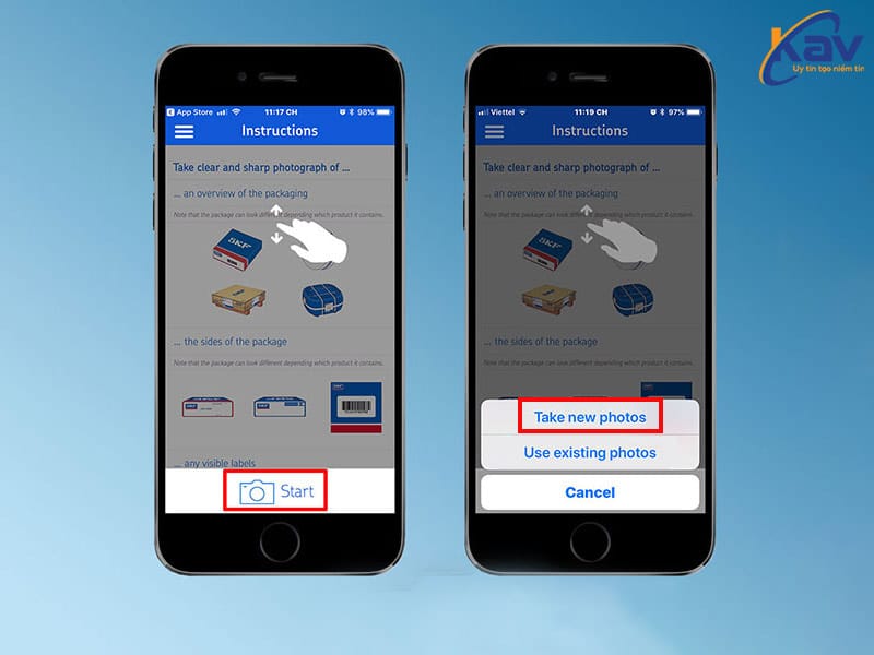 Mở phần mềm tra cứu vòng bi