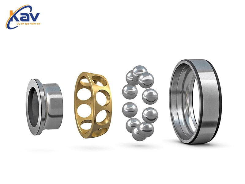 Cấu tạo các chi tiết chính của vòng bi SKF